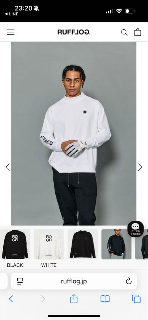 メンズウェア RUFFLOG Mockneck