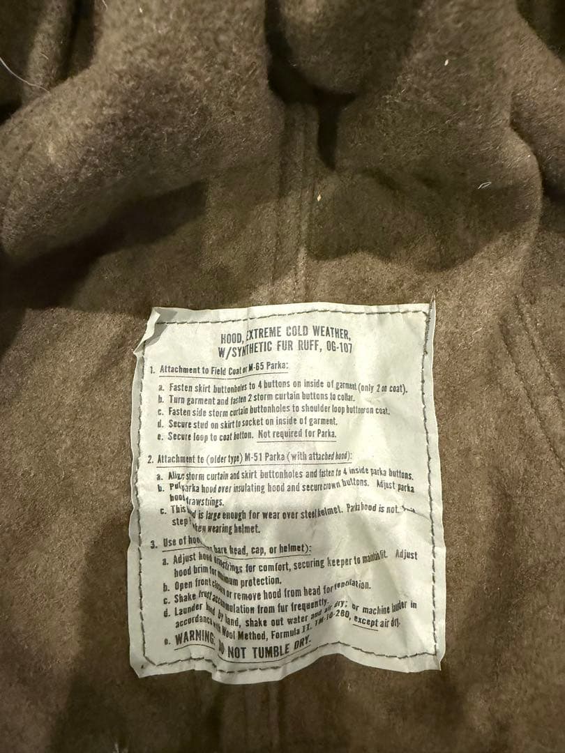 《デッド》M65 フィッシュテールパーカー 中期型 完品