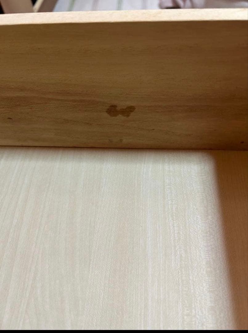 無印オーク材　無垢チェスト