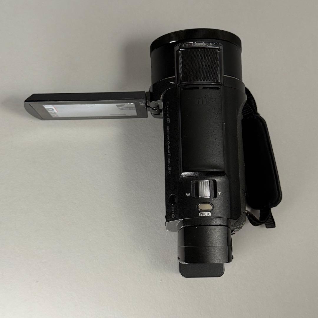 SONY 4Kビデオカメラレコーダー FDR-AX60+バッテリーパック大2個