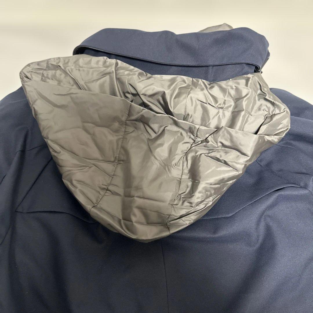 DESCENTE デサント メンズコート ビジネス 撥水 インフード 取外ベスト