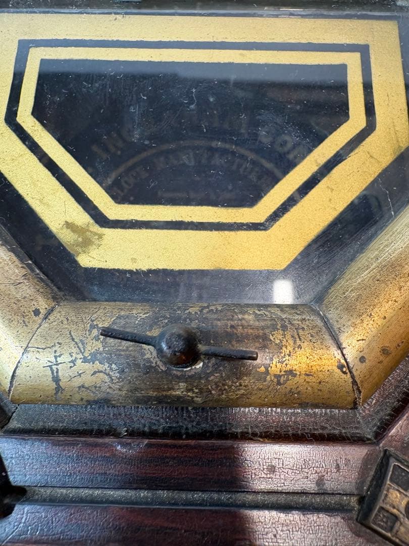 ✨【ヴィンテージスタイル】✨ Ｅ，I NGRAHAM八角柱時計（ジャンク）✨