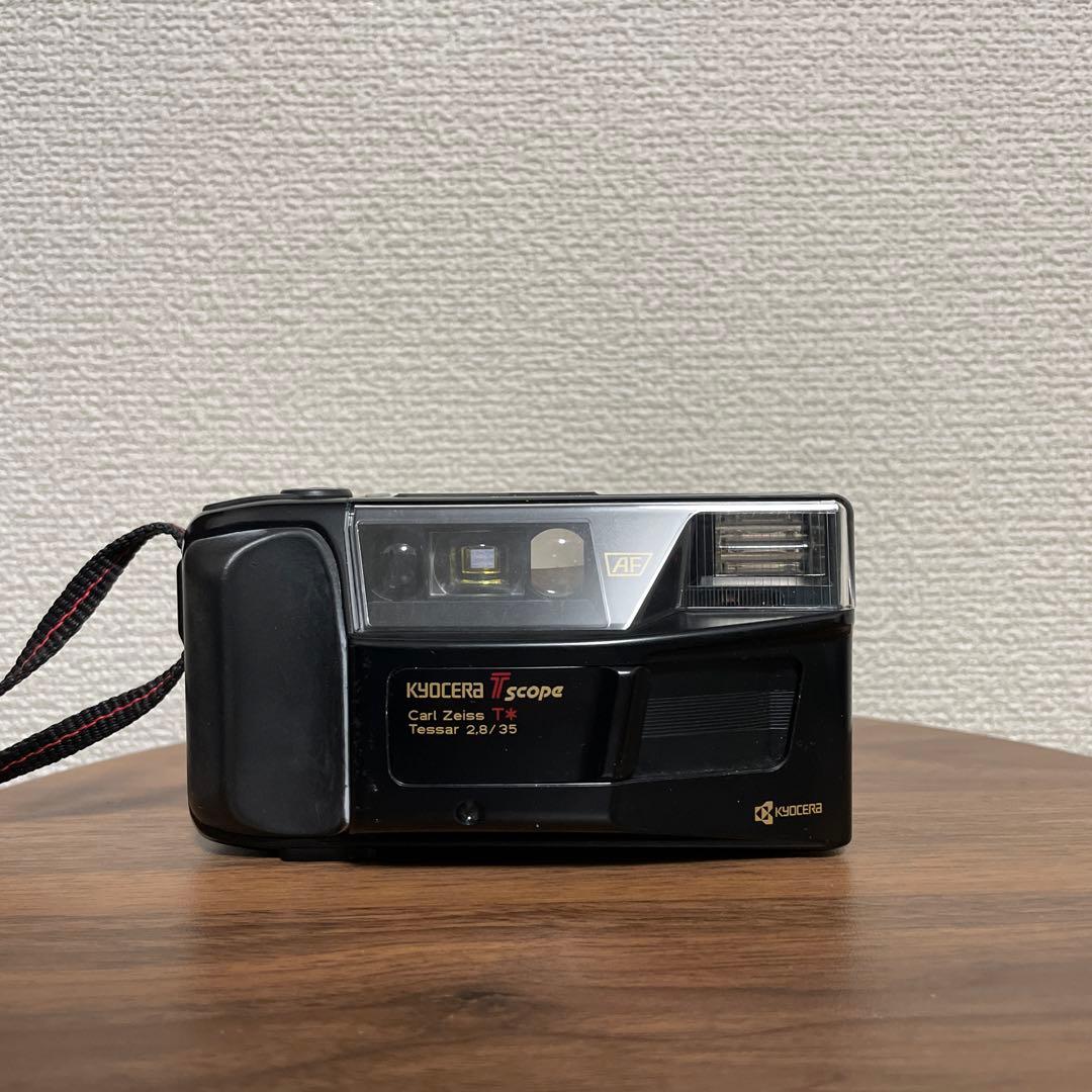 【コンパクトフィルムカメラ】 京セラ Tscope