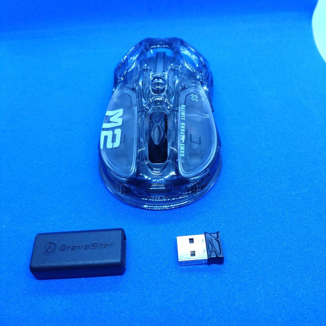 ⭐️ 【美品】 GravaStar Mercury M2 ワイヤレスマウス
