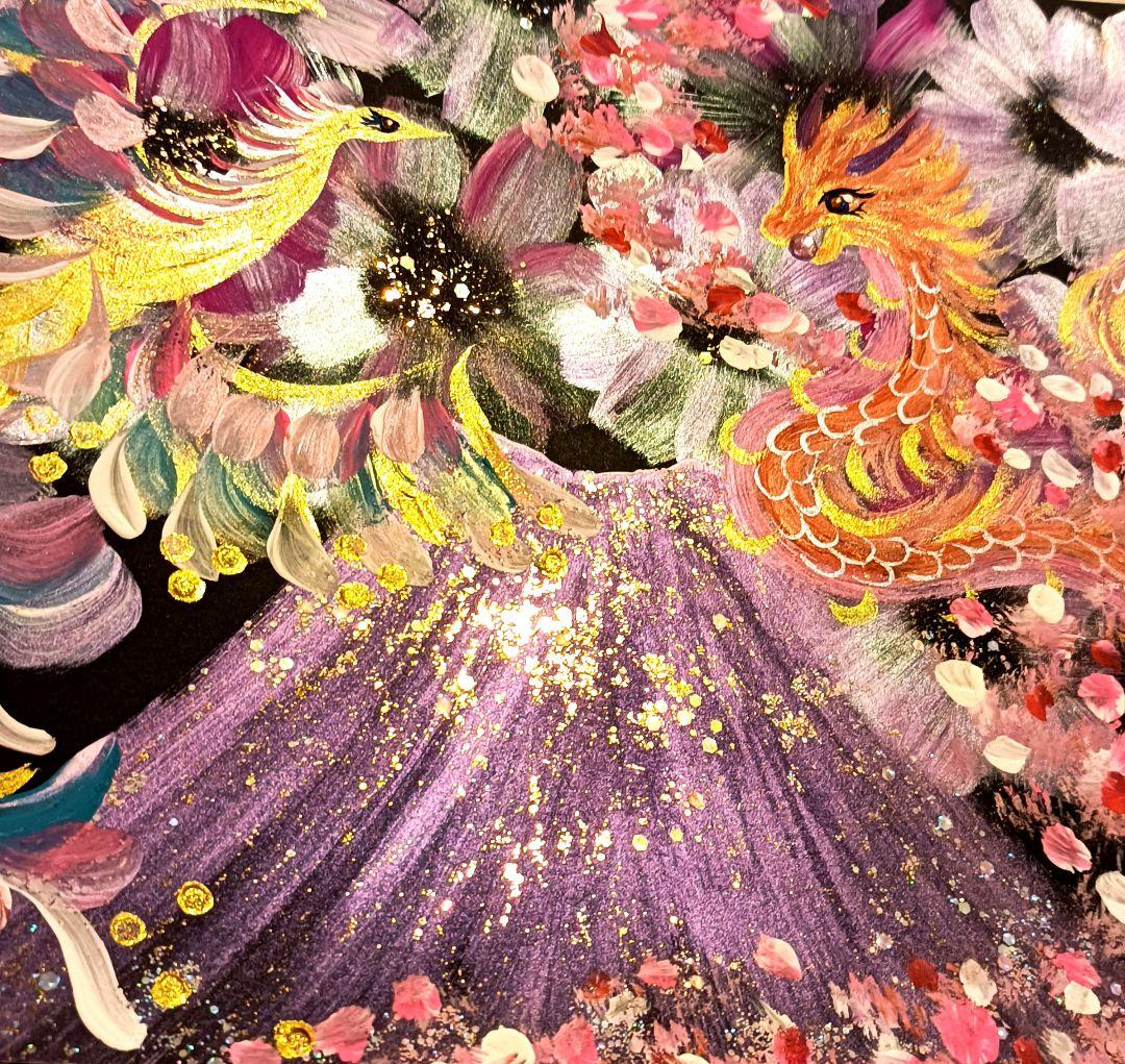 開運絵画　❀天赦日作成❀天赦の恵み(^^)最強幸運絵画晴々コンビ様