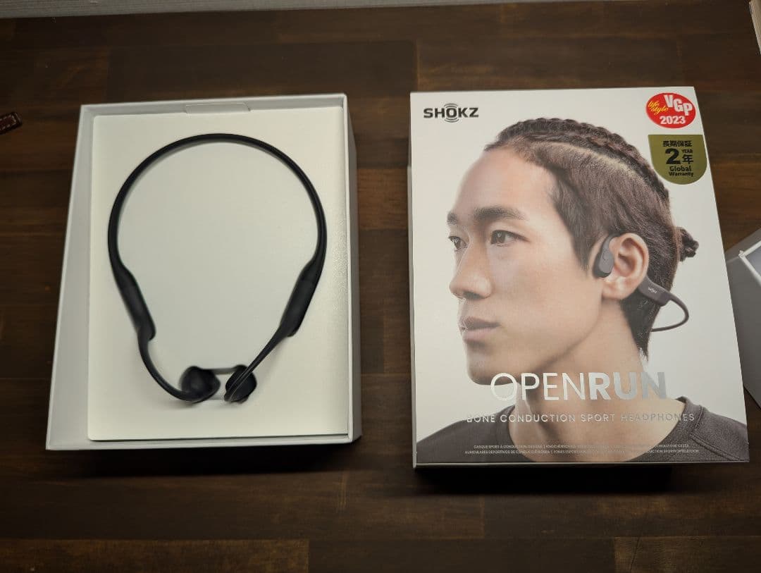 SHOKZ 骨伝導イヤホン ブラック　おまけ付き