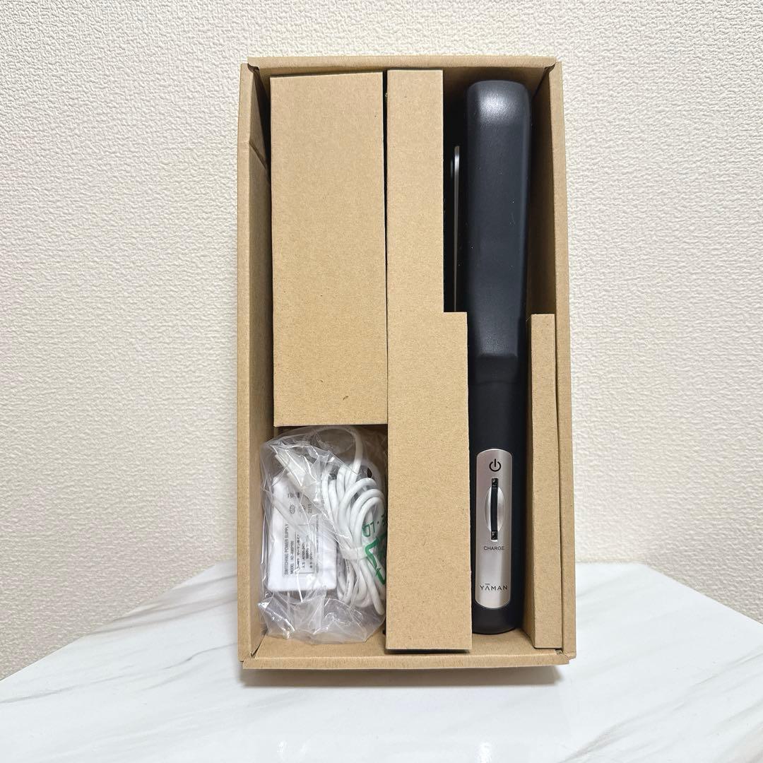 【新品未使用】ヤーマン 超音波ヘアアイロン シャインプロ HC21B ブラック