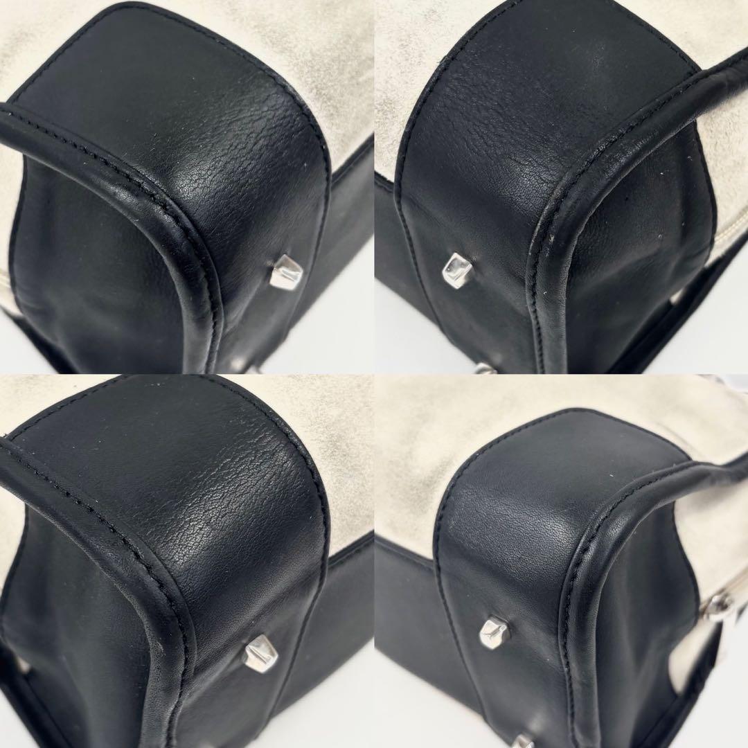 廃盤希少　ロエベ　ハンドバッグ　アマソナ　アナグラム　スエード