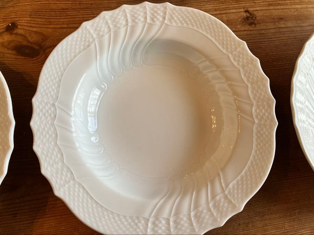 イジクラCEOジノリベッキオホワイト20スーププレート×12