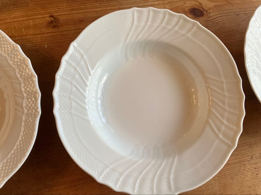 イジクラCEOジノリベッキオホワイト20スーププレート×12