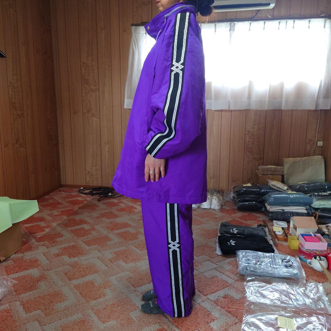 けんちゃん専用 Mizuno パープル ウィンドブレーカー 上下セット