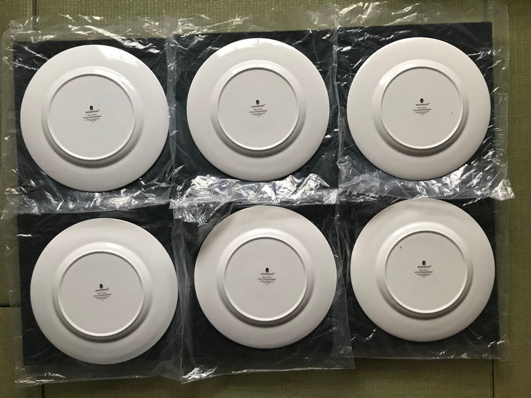 黒壺　ウェッジウッド　ワイルドストロベリー　大皿　プレート　6枚