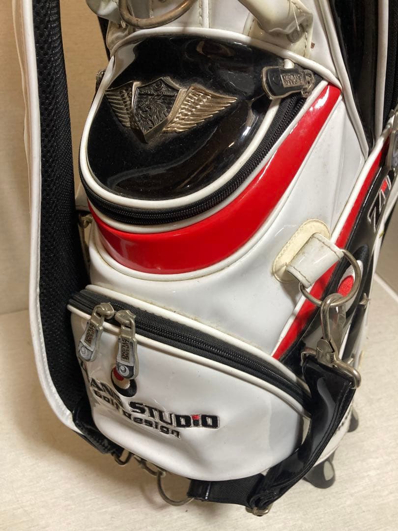 希少　ZIPANG STUDIO 琉球ゴルフ　ドラゴンキャディバッグ