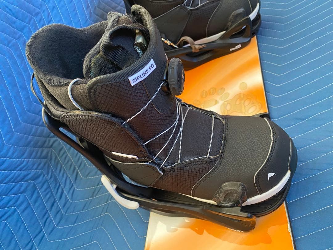 Burton StepOn キッズ ブーツ22とバインLボード118フルセット