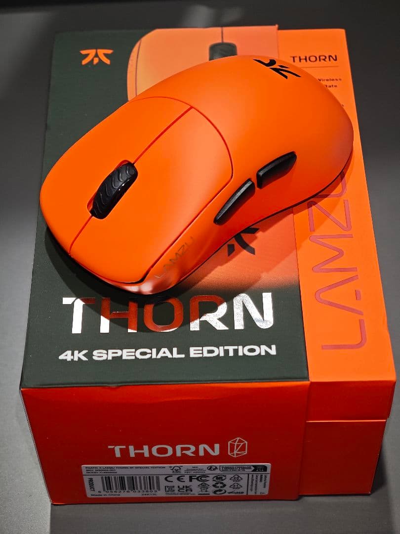 マウス・トラックボール Fnatic x Lamzu Thorn 4K Special Edition