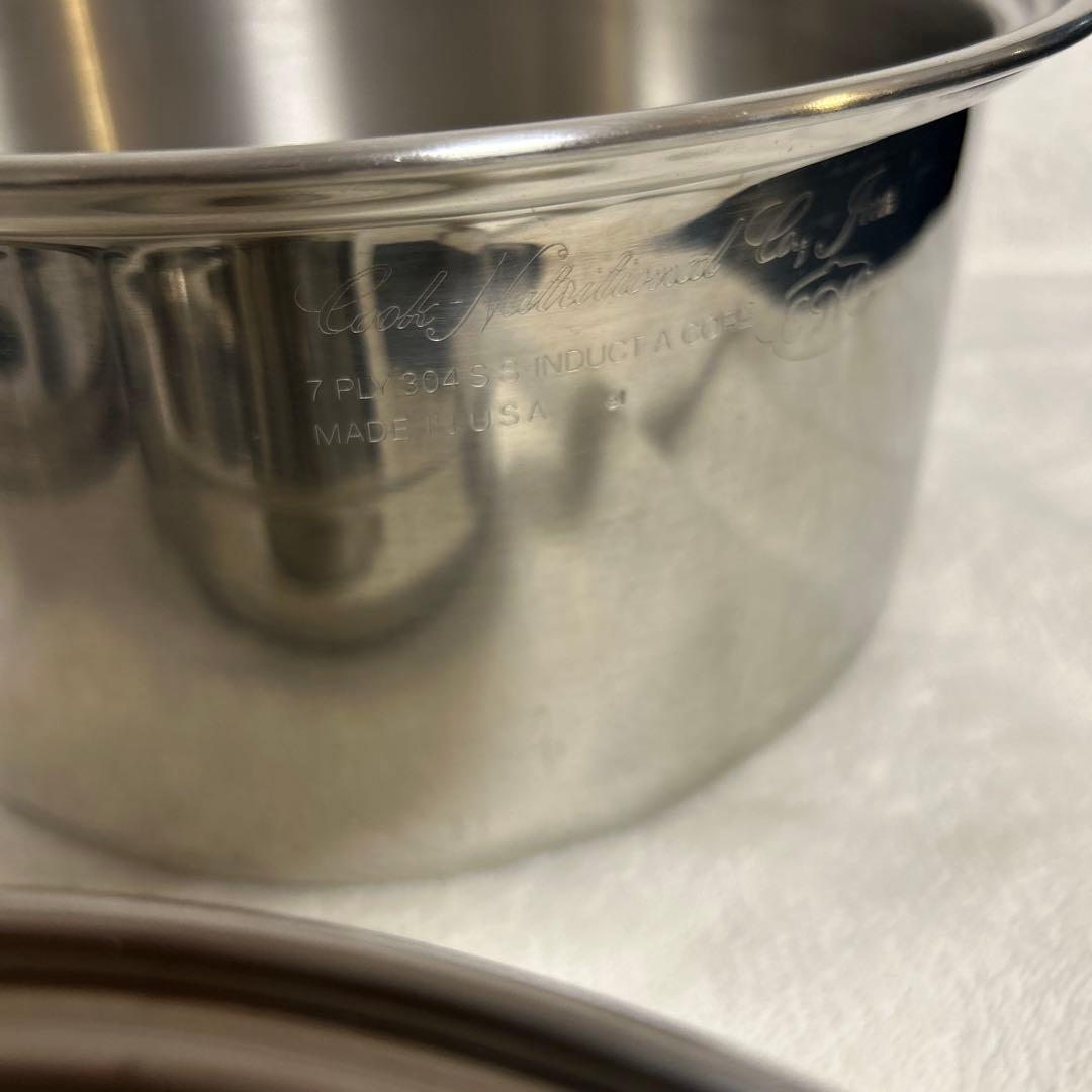 アメリカ製 IH ステンレス鍋 フライパン Cook-Nutritional