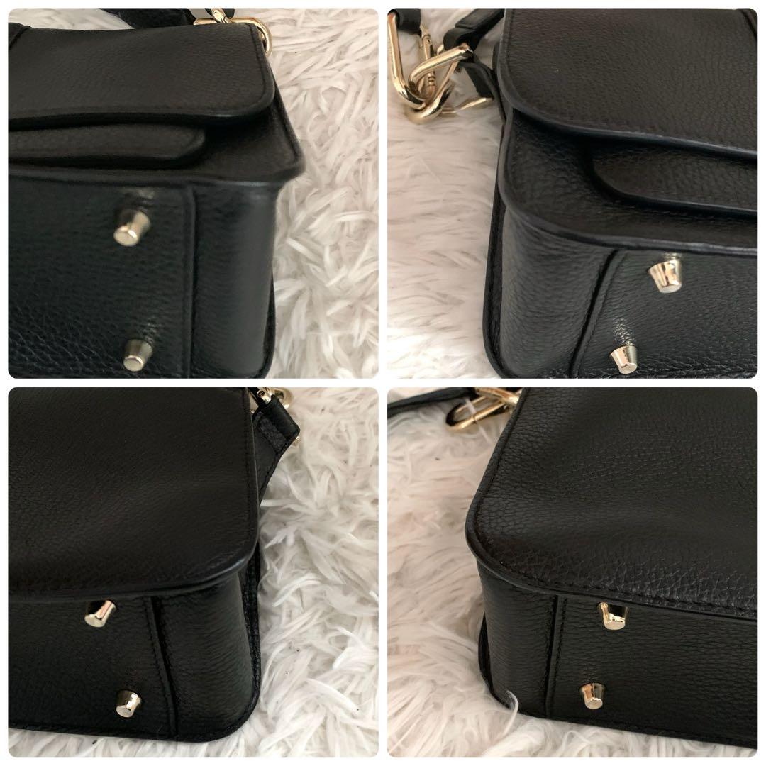 極美品✨フルラ ソフィア 2way ショルダーバッグ レザー ロゴ 金具 付属品