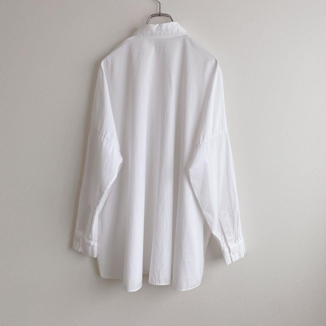 新品SHIPS Primary Navy Labelコットンビッグワイズシャツ