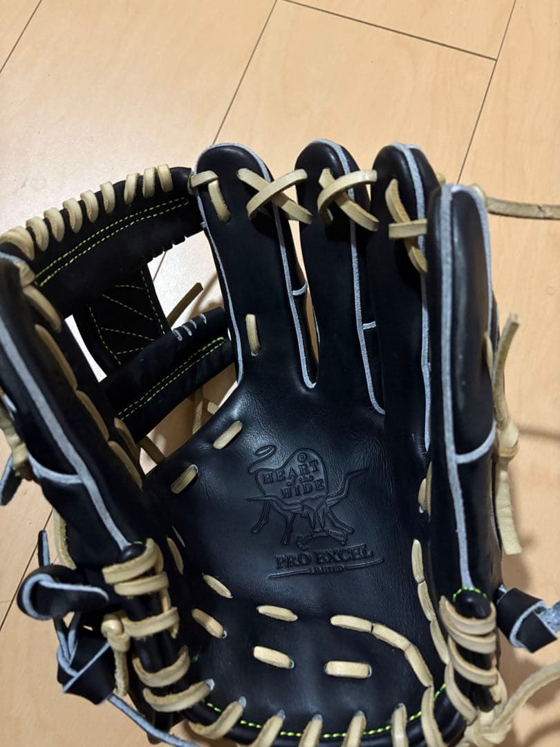 Rawlings wizard 02 軟式グローブ 黒/ベージュ