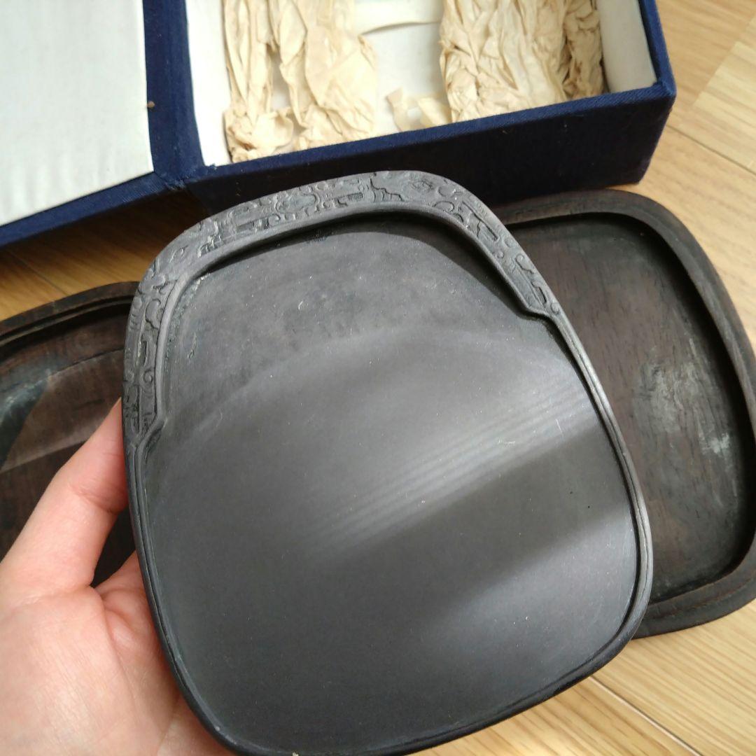 古端渓大西洞硯 天然石