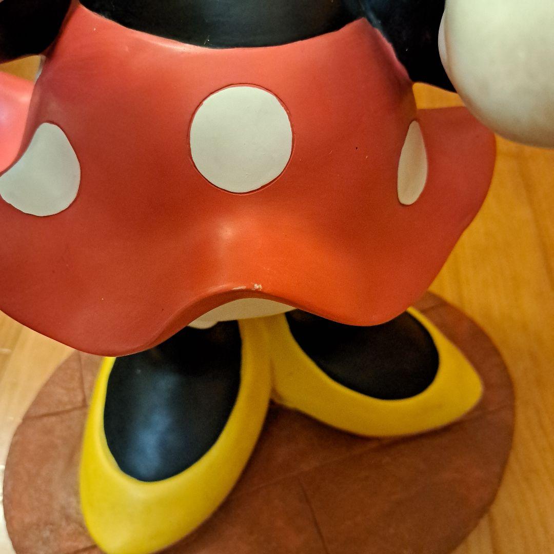 廃盤品　ガーデンスタチュー　ミニーマウス ランタン付き　置物　オブジェ　レア