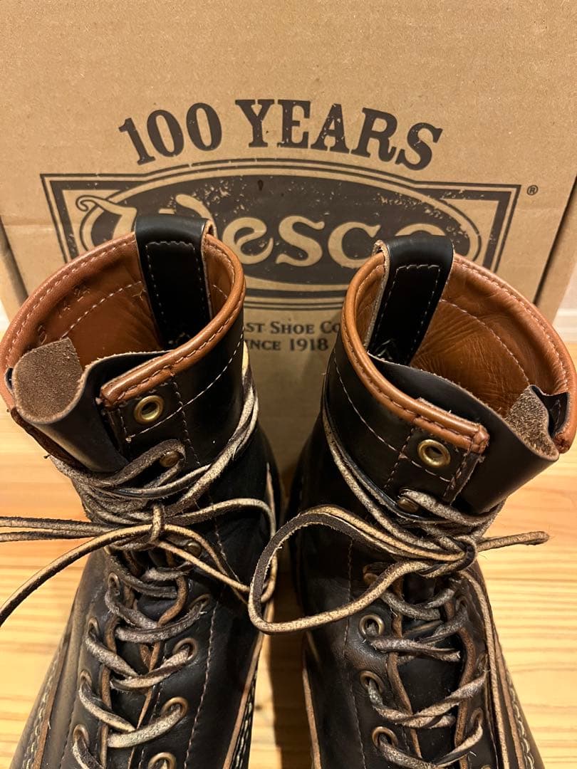 希少品　茶芯　WESCO.ウエスコジョブマスター ホースハイド.100周年