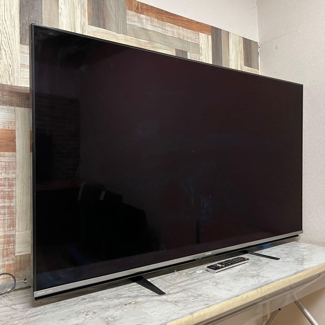 全国送料込❣️シャープ60V型4Kテレビ YouTube.NETFLIX可