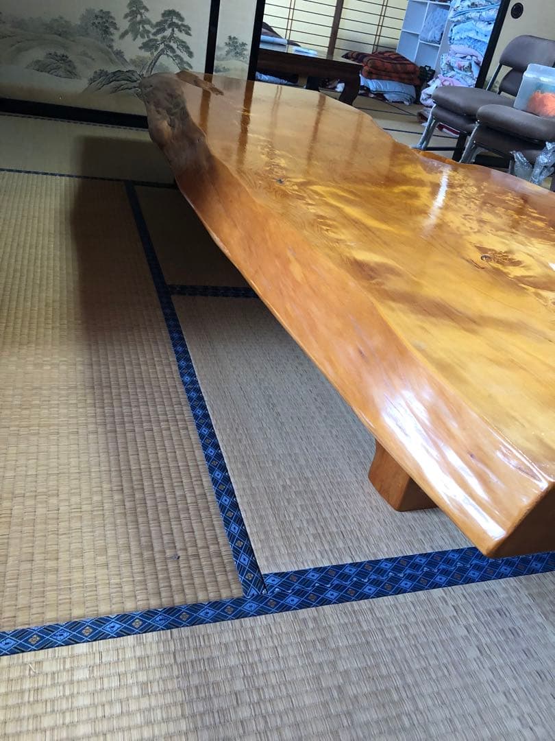 一枚板　無垢　テーブル　値段交渉可