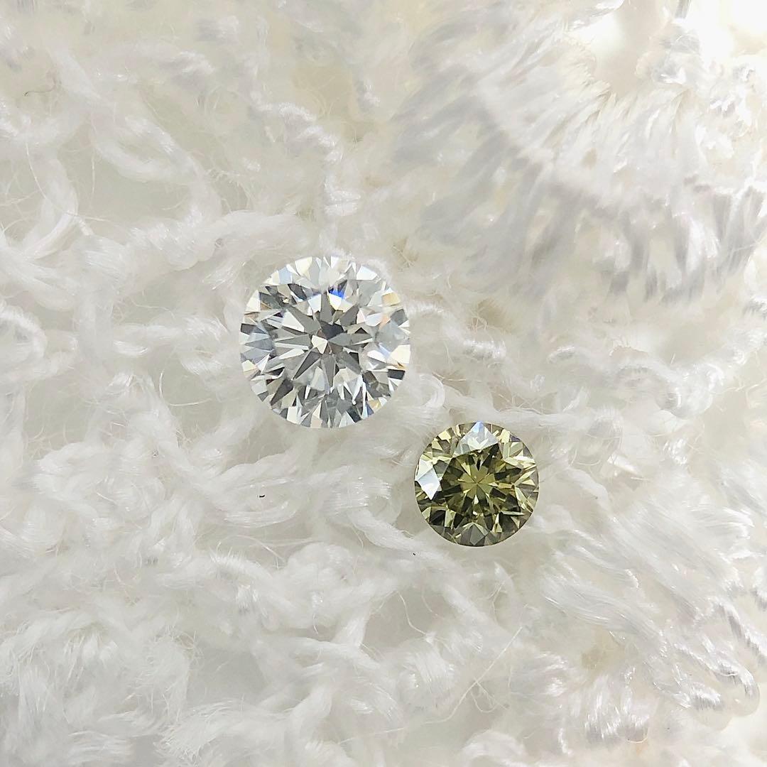 0.032ct Fancy Gray Green SI-2 カメレオンダイヤ