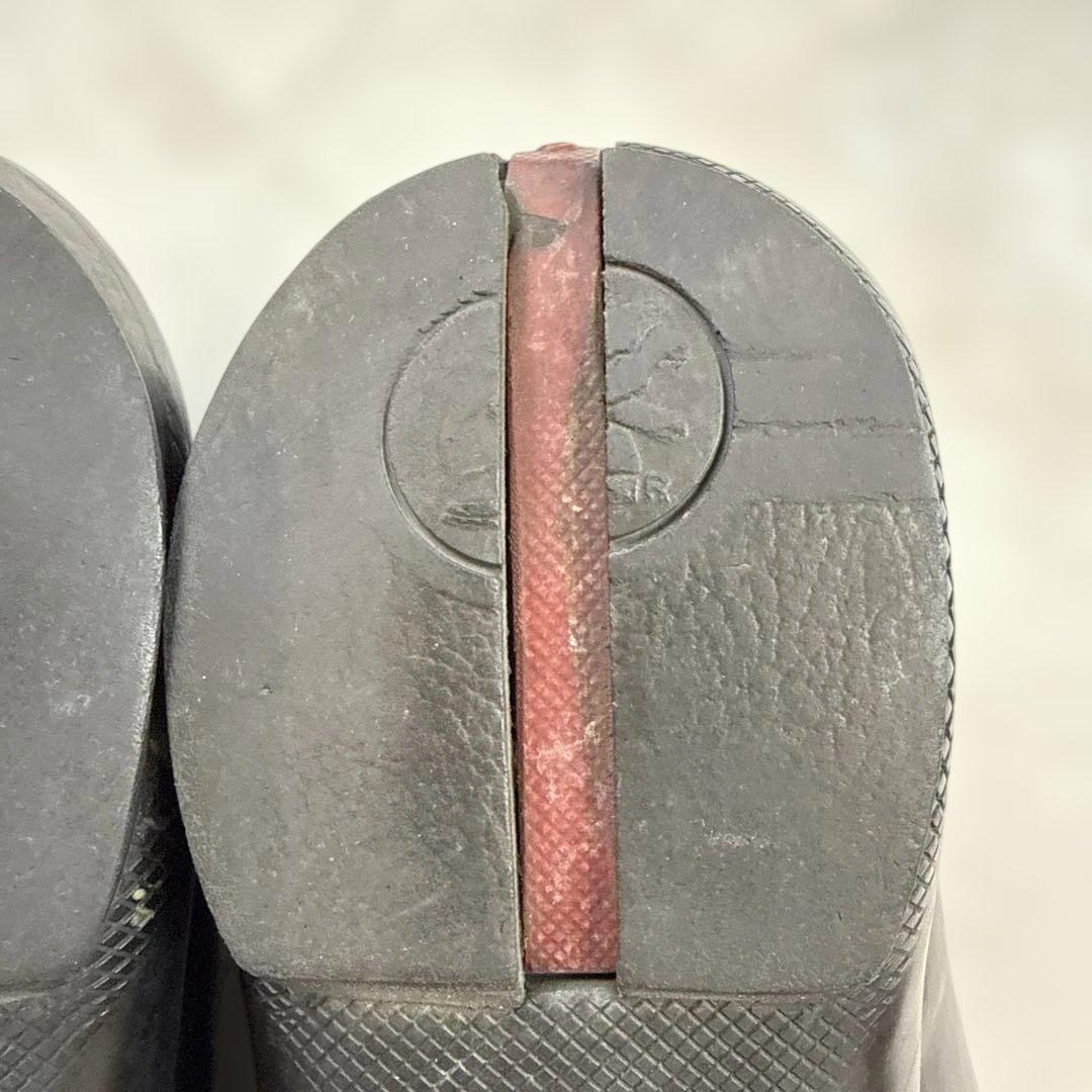 PRADAプラダ　三角プレートロゴ　ローファー　ブラック　サイズ7 1/2