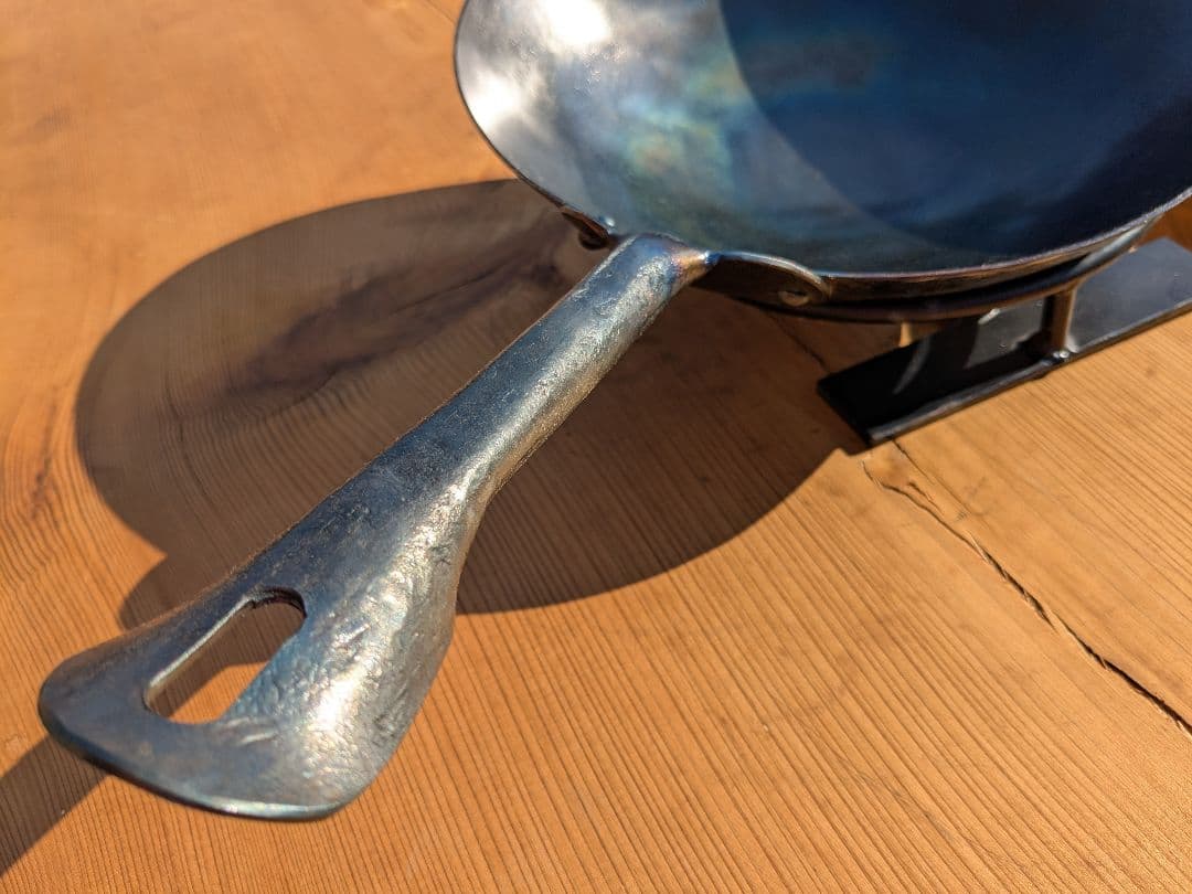 鍛造　ハンドメイド中華鍋　北京鍋 直径約２５cm