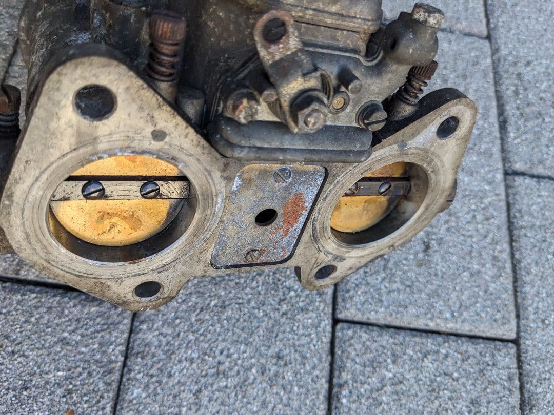 ウェーバーキャブレター４０Φ　ジャンク　旧車　当時物