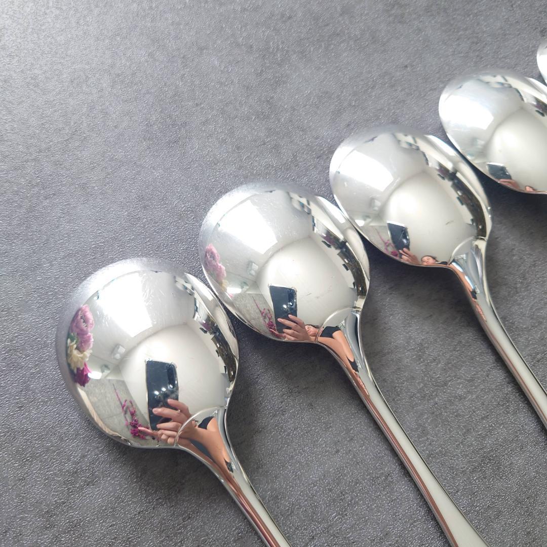 希少 美品 クリストフル フィデリオ コンソメスプーン 6点