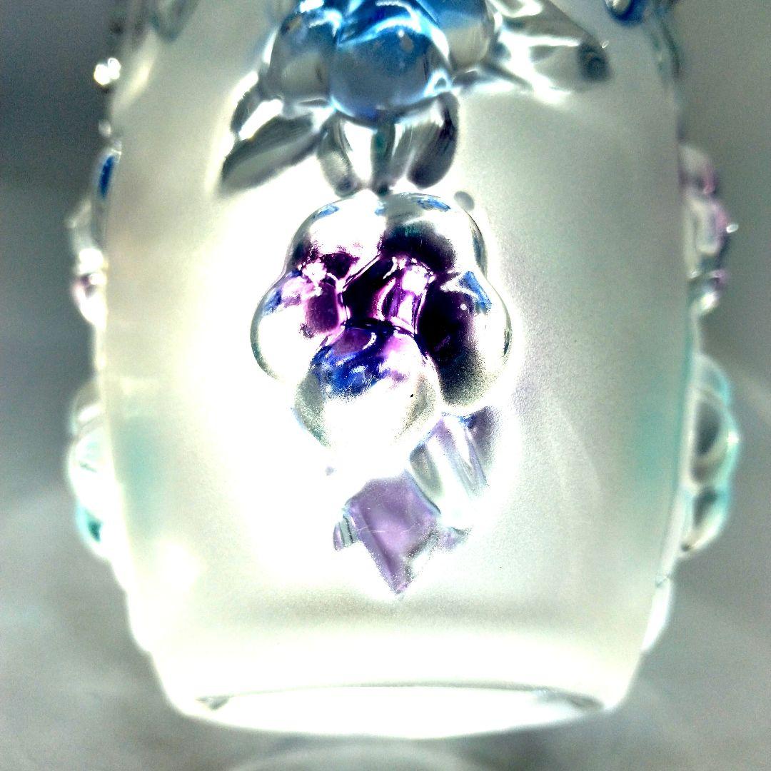 新品ParisVetoroエッチングカボションクリスタル花瓶花器江戸切子薩摩切子