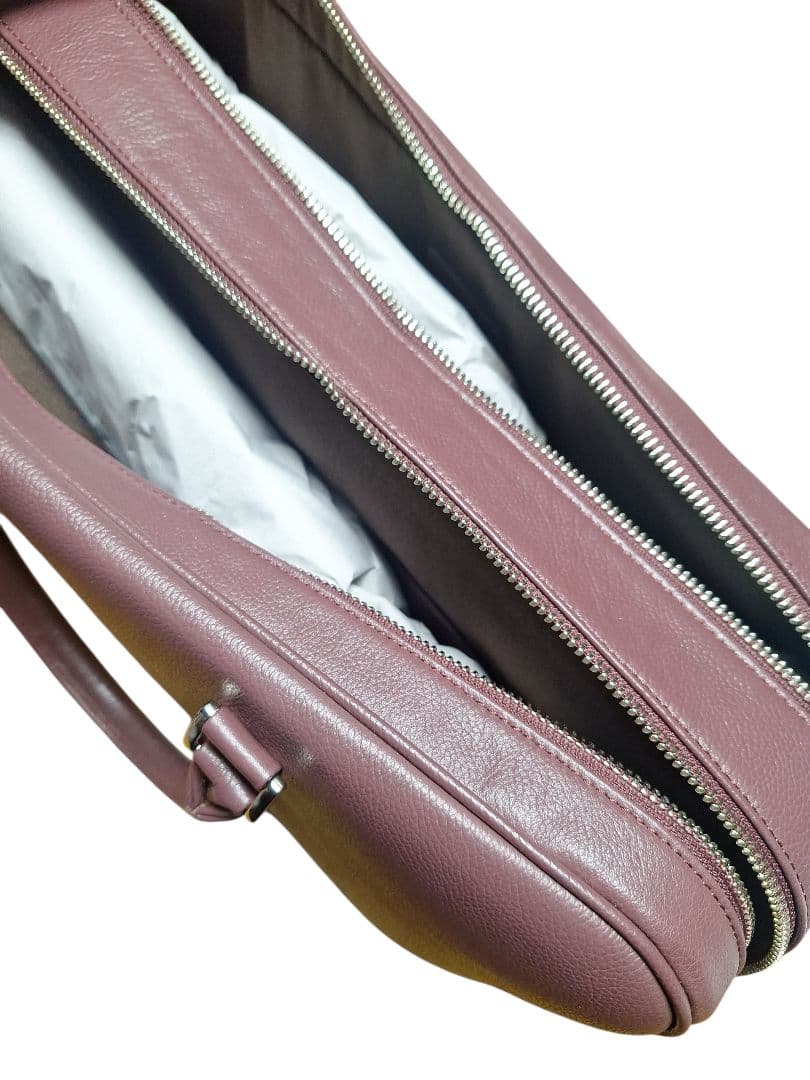 新品✨️ビジネスレザーファクトリー 本革 ビジネスバッグ バーガンディ