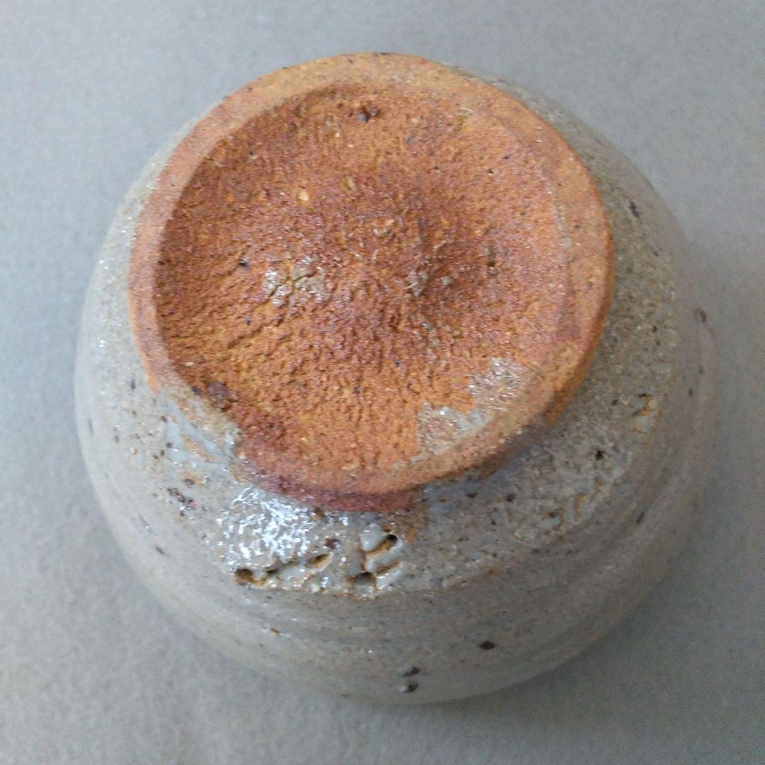 西岡小十　氏作　絵唐津茶碗　唐津焼　合わせ箱付き