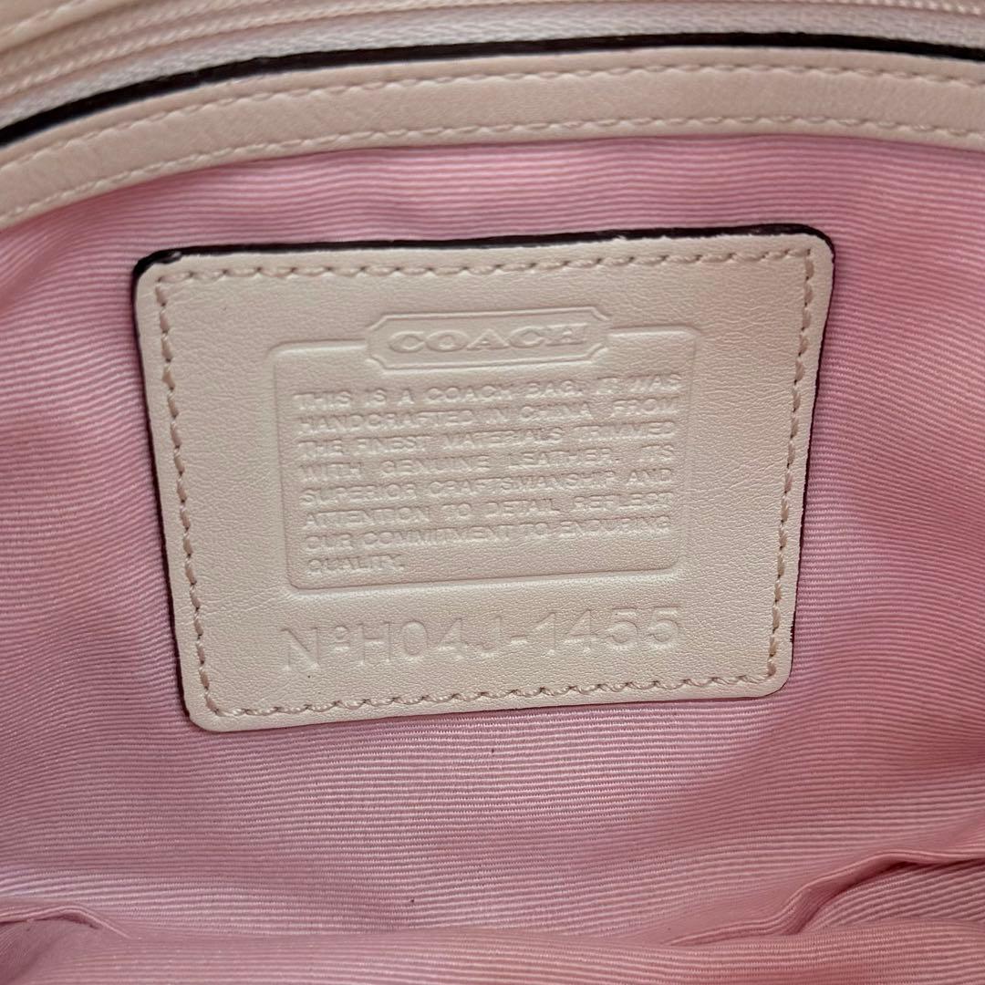 バッグ Coach mini Signature Small Hobo Pink