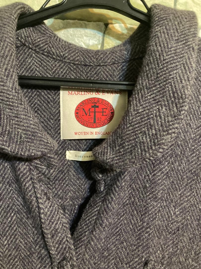 良品　イングランド製　MARLING&EVANS デザインワンピース　毛100%