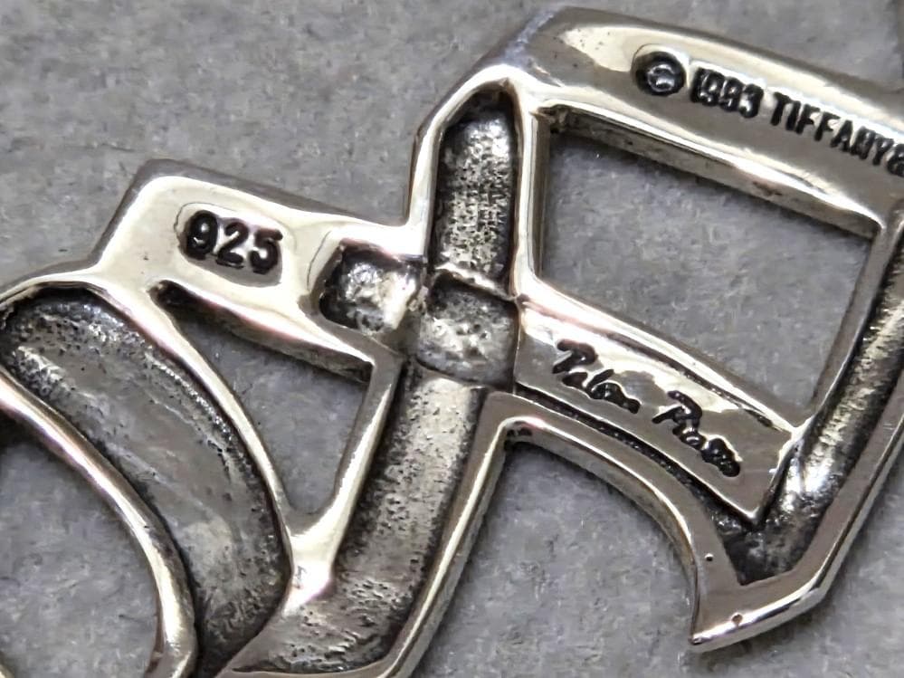 ティファニー　パロマピカソ　ラブ＆キス　SV925ブローチ　箱付き　41703