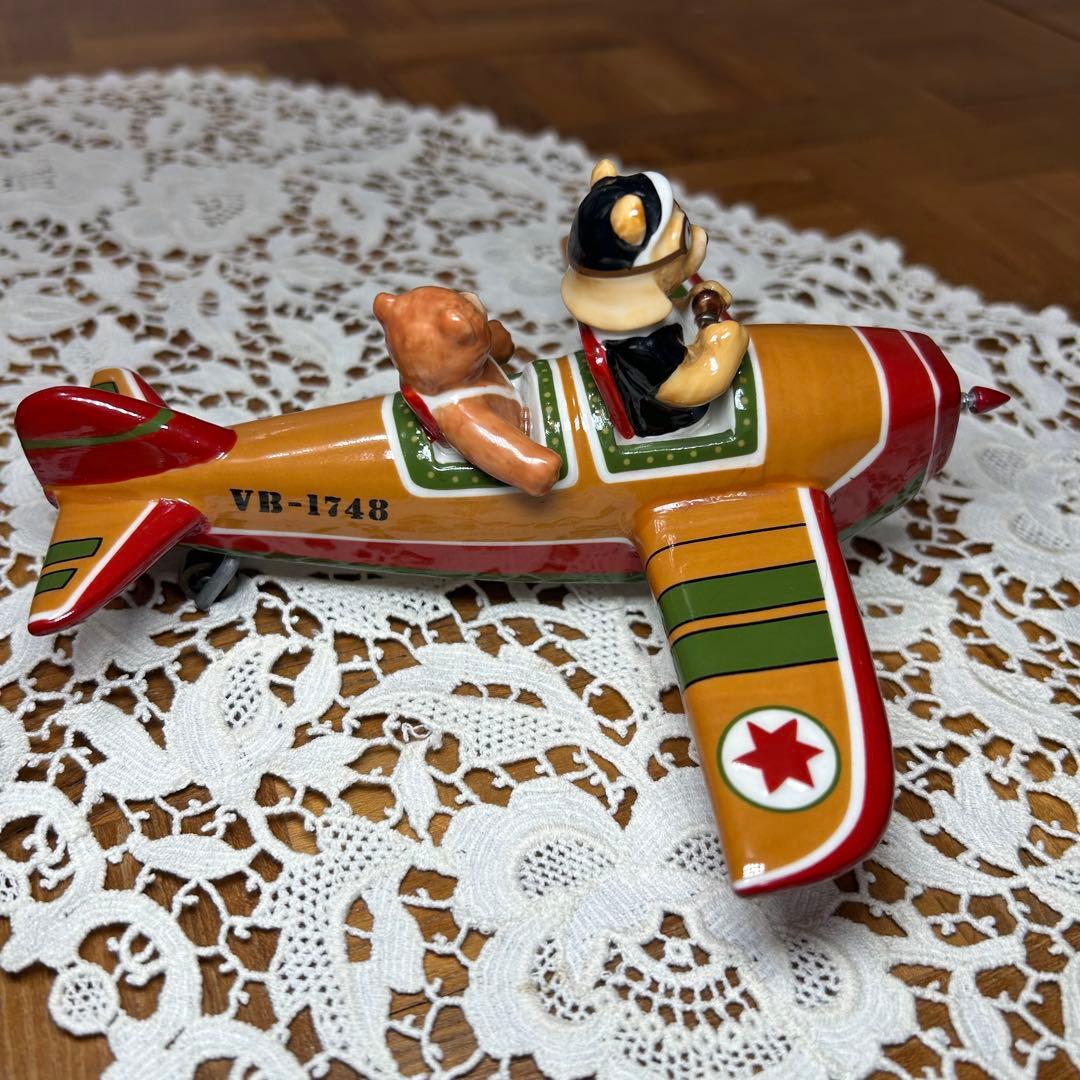 Villeroy & Boch ビレロイボッホ　オブジェ　テディベア　飛行機