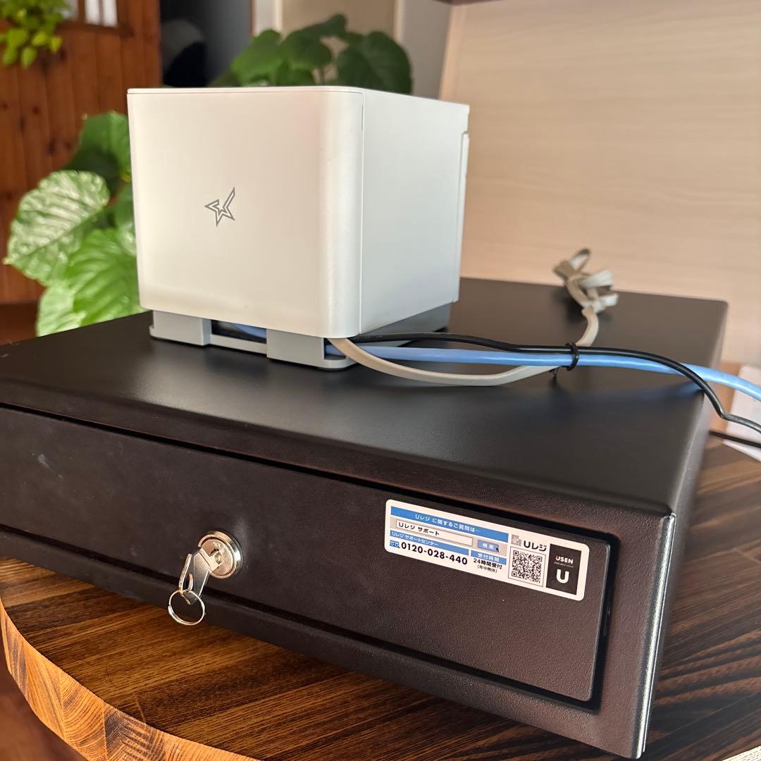 レジ用端末 ホワイト 電源アダプター付き