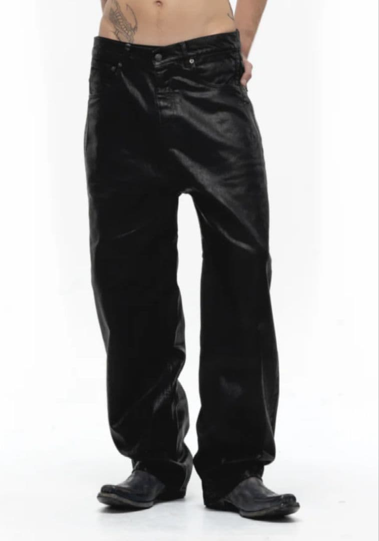 NO/FAITH STUDIOS レザーコーティングデニム