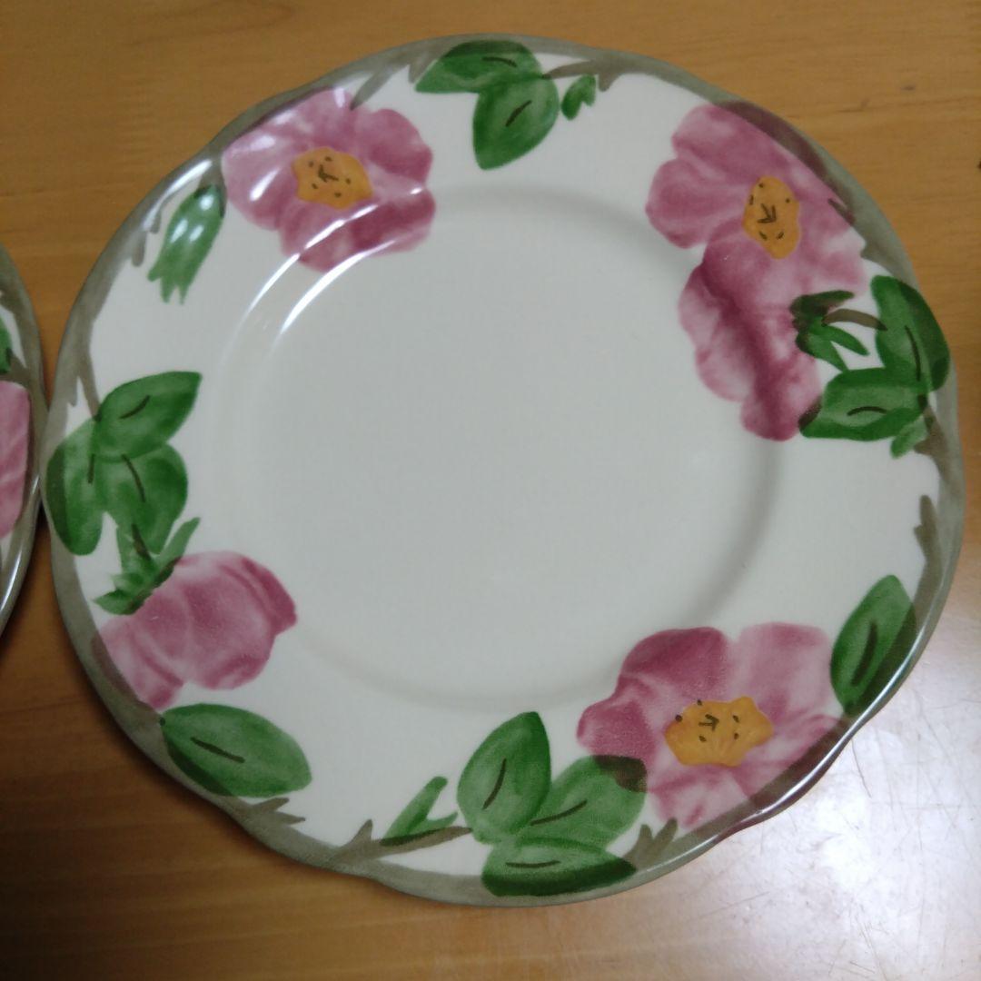 フランシスカン　砂漠ローズディナープレート　2枚　 新品