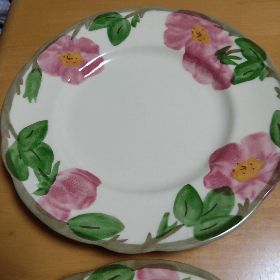 フランシスカン　砂漠ローズディナープレート　2枚　 新品