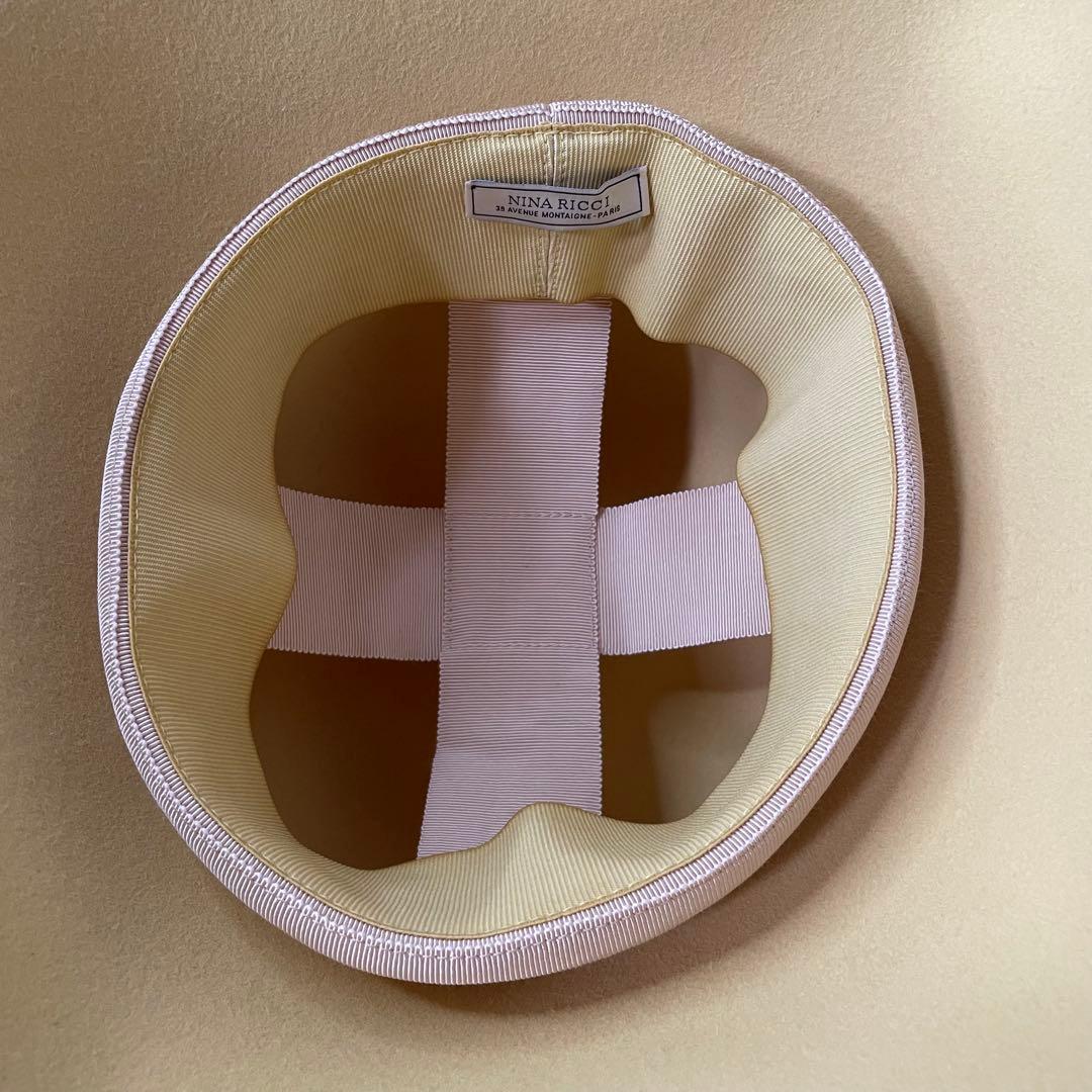 ニナリッチ 高級 ウールハット ハイバケットハット 希少