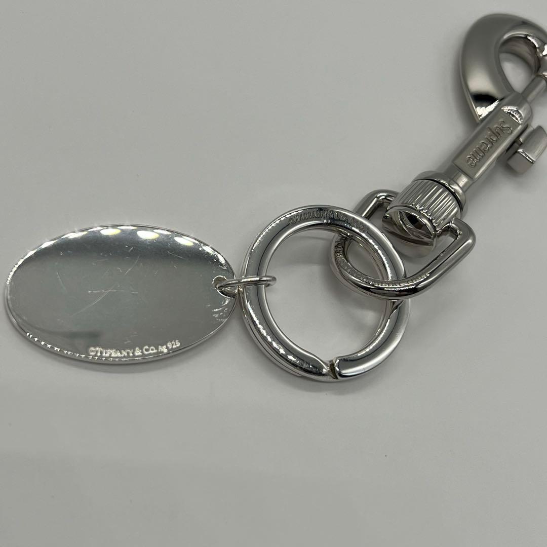ティファニー シュプリーム リターントゥ オーバルタグ キーリング シルバー