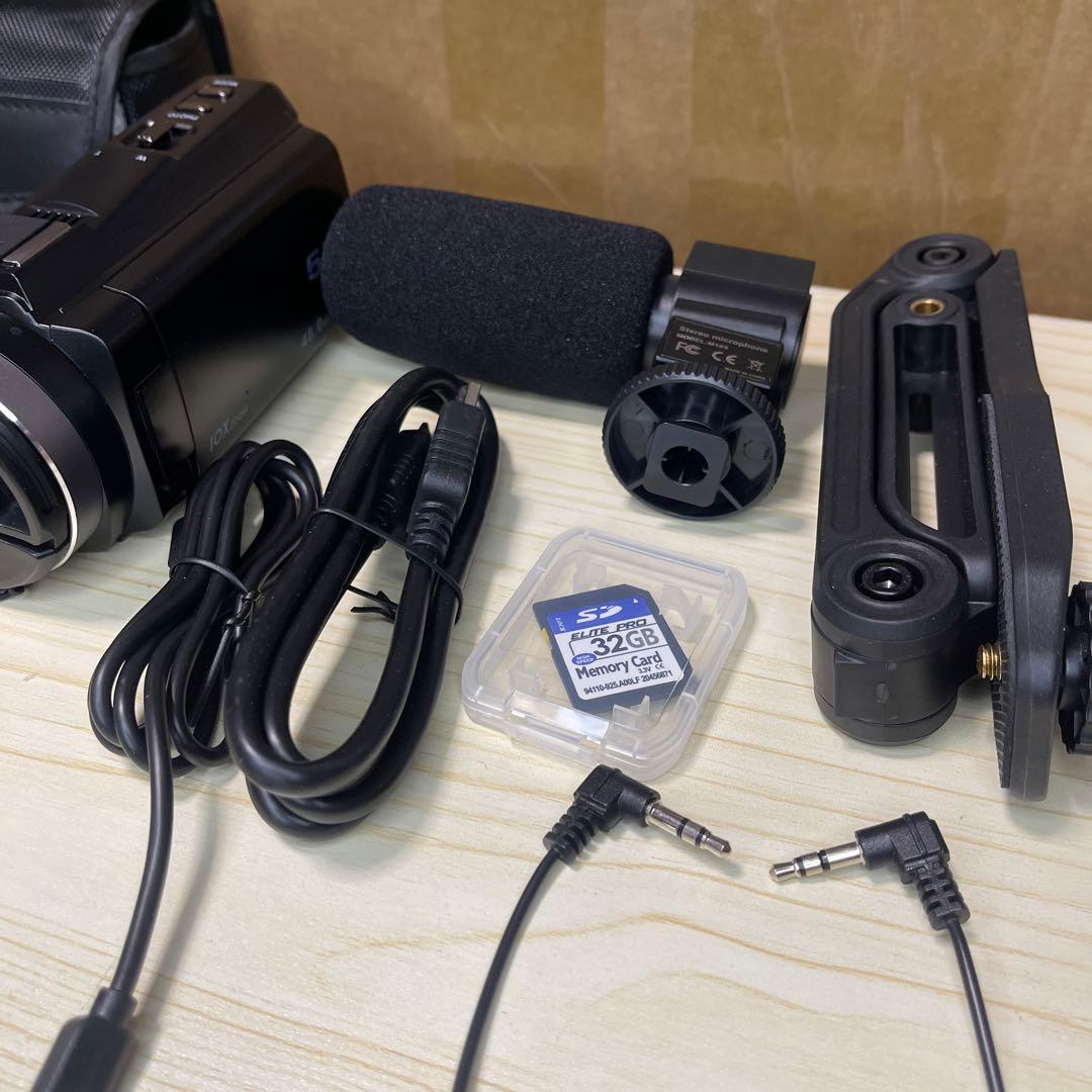 5K業務用ビデオカメラ 本体 10倍光学ズーム