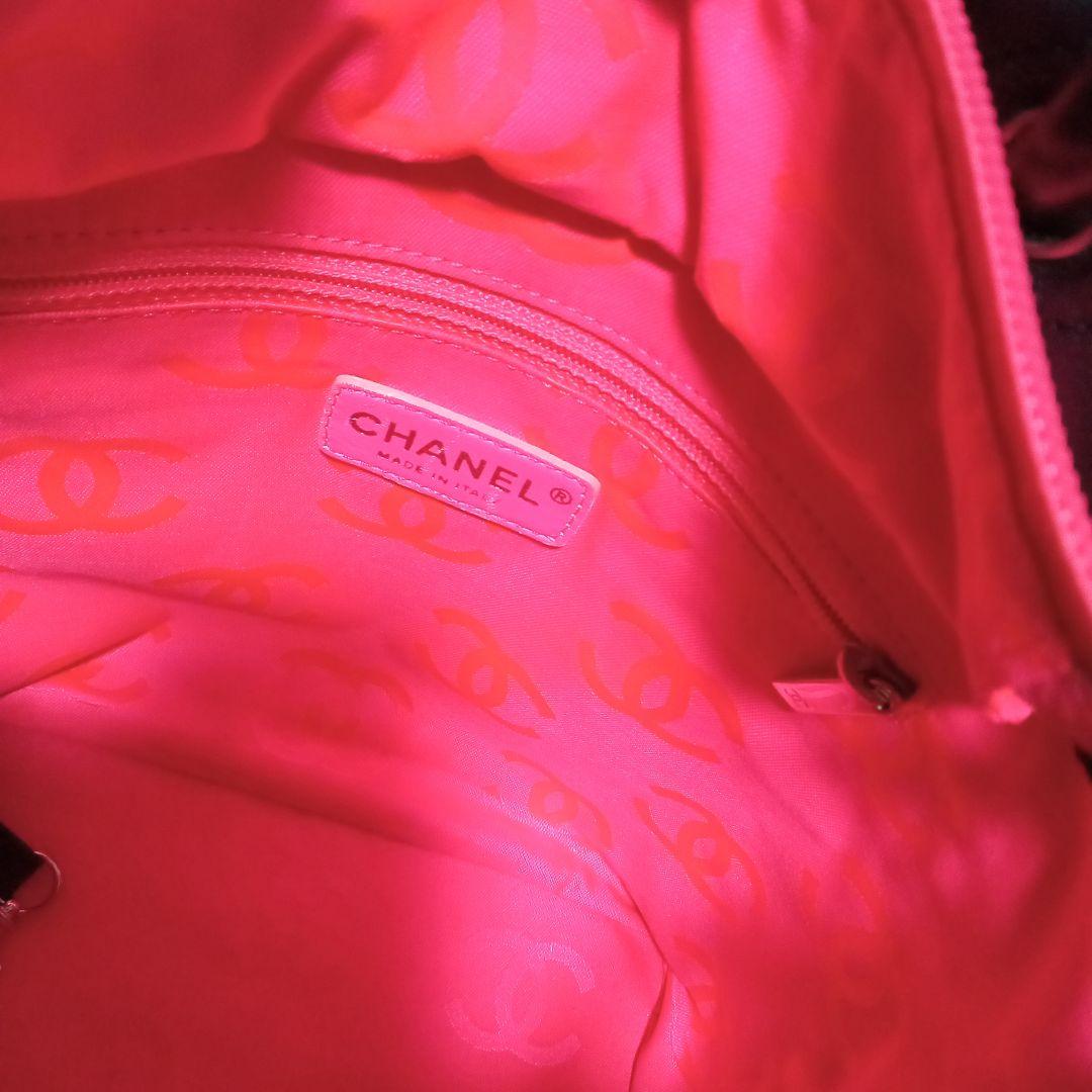 ル*ス様 ☆最終価格☆超美品CHANEL カンボンラインハンドバッグ 黒