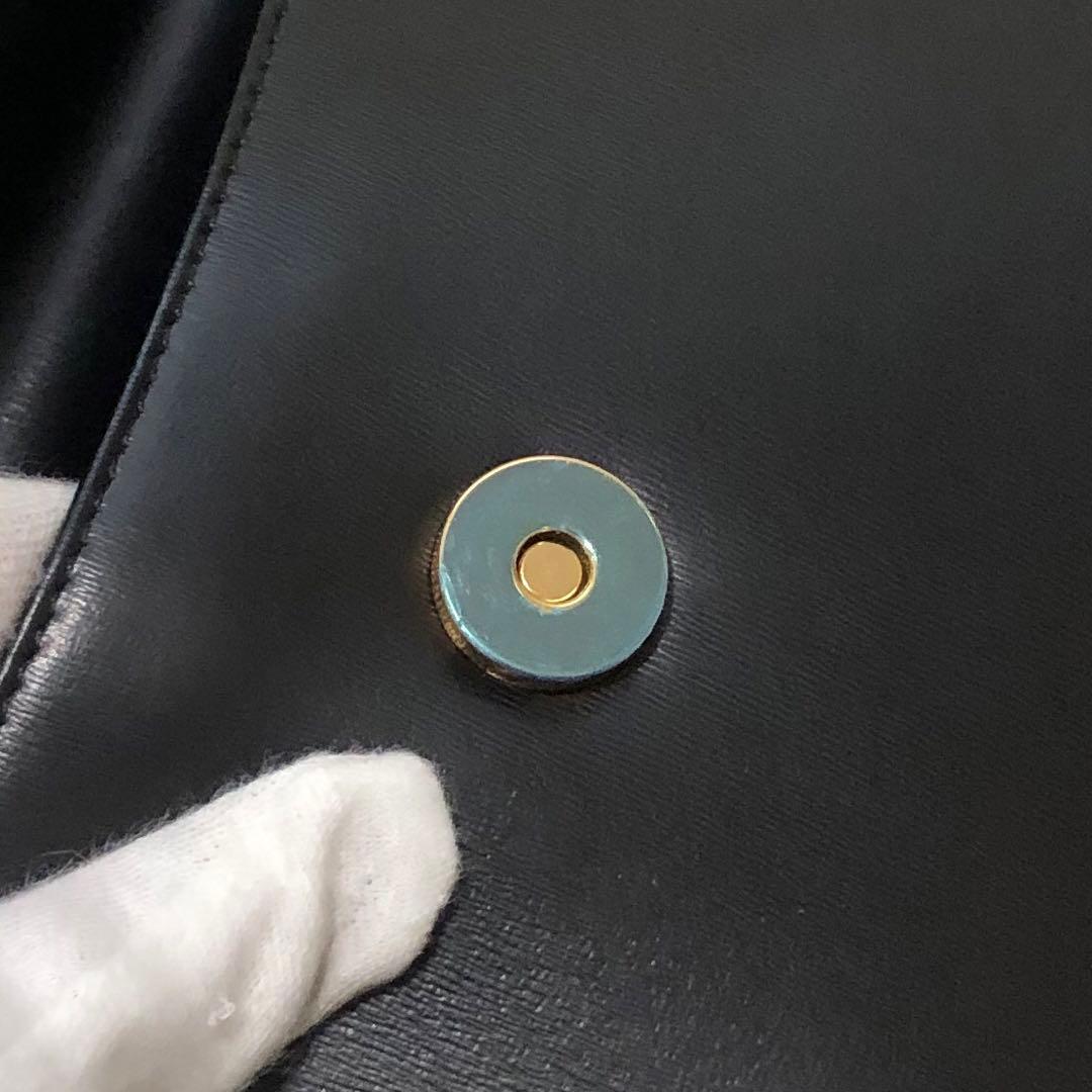 新品同様✨ハマノ ロイヤルモデルハンドバッグ フォーマル　皇室御用達 ブラック