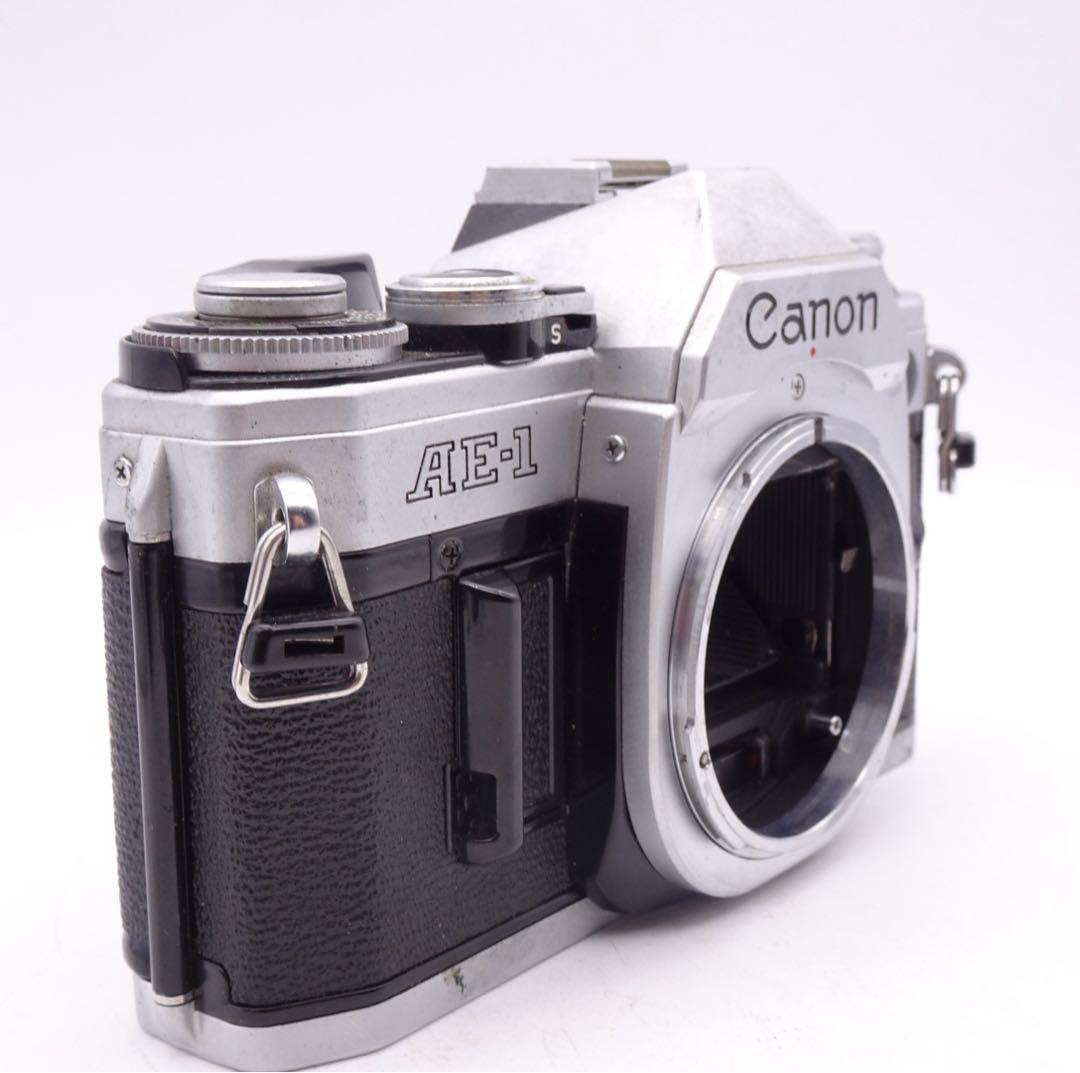 【動作確認済】 Canon AE-1 ボディ シルバー 一眼レフ フィルムカメラ